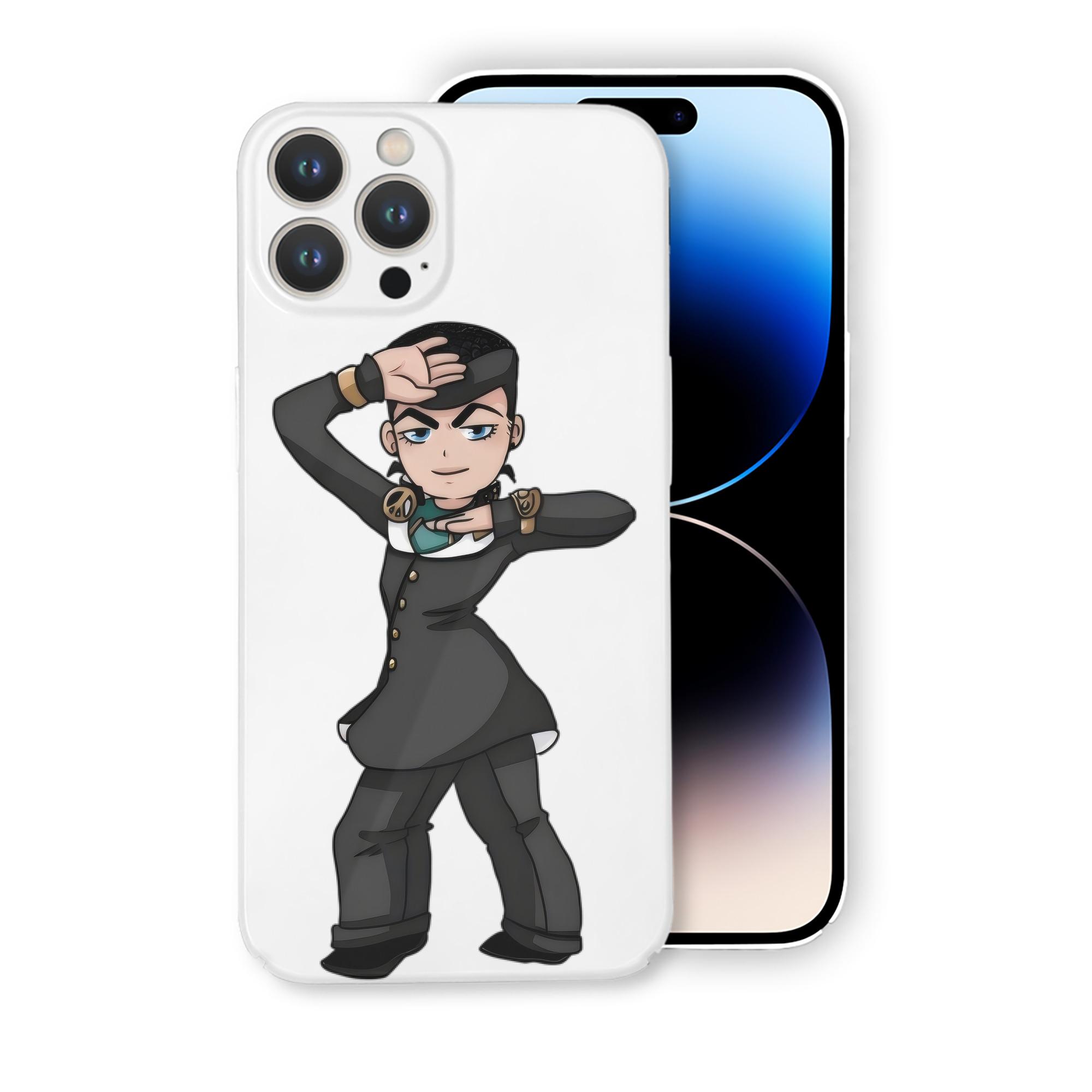 （画像用） ジョジョの奇妙な冒険 ひがしかた じょうすけ JoJo's Bizarre Adventure Higashikata Josuke 【iPhone 14シリーズ対応】ハードケース